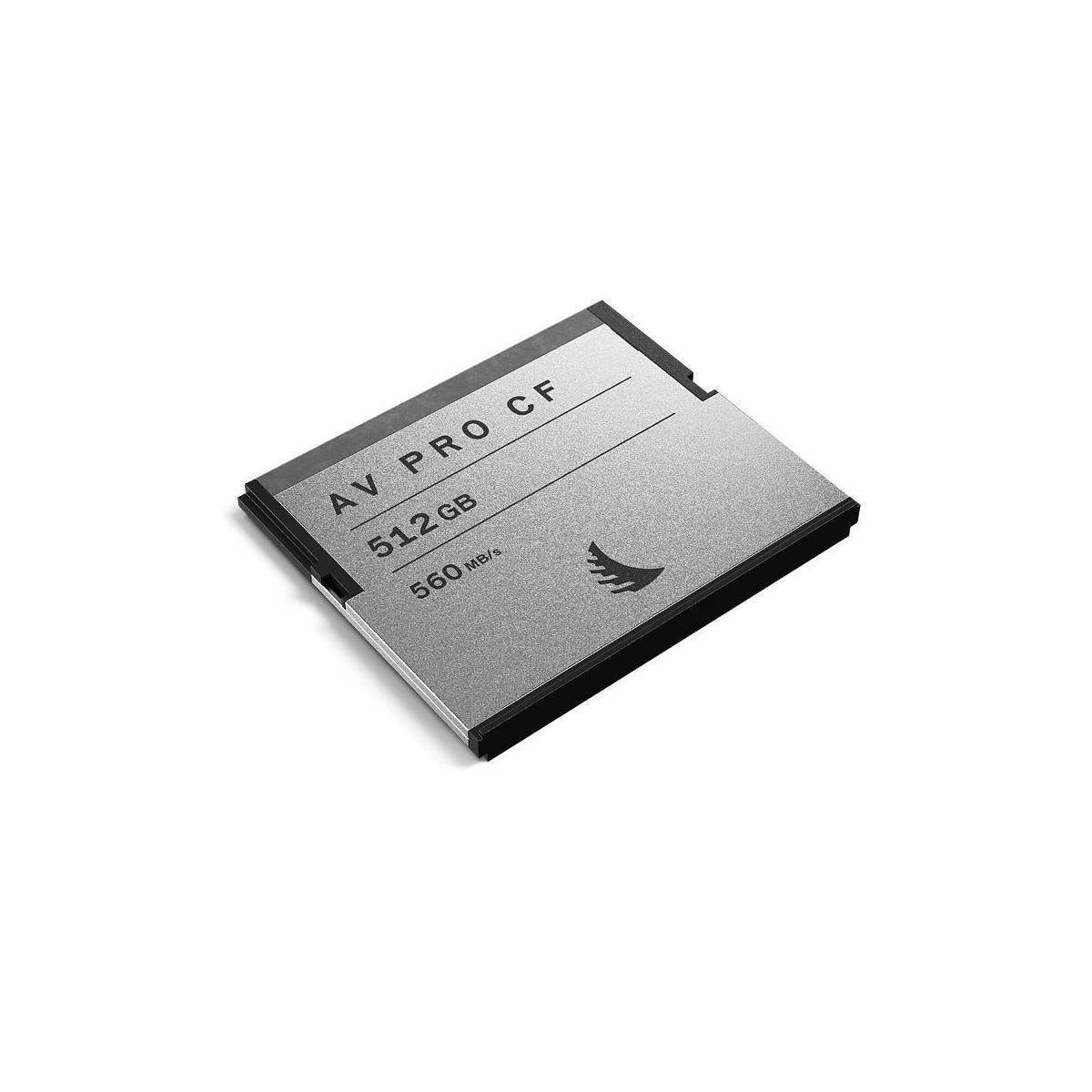 Angelbird 512GB AV Pro CFast 2.0 Memory Card for Professional 4K Video Cameras - High-Speed Storage for Filmmaking & Photography