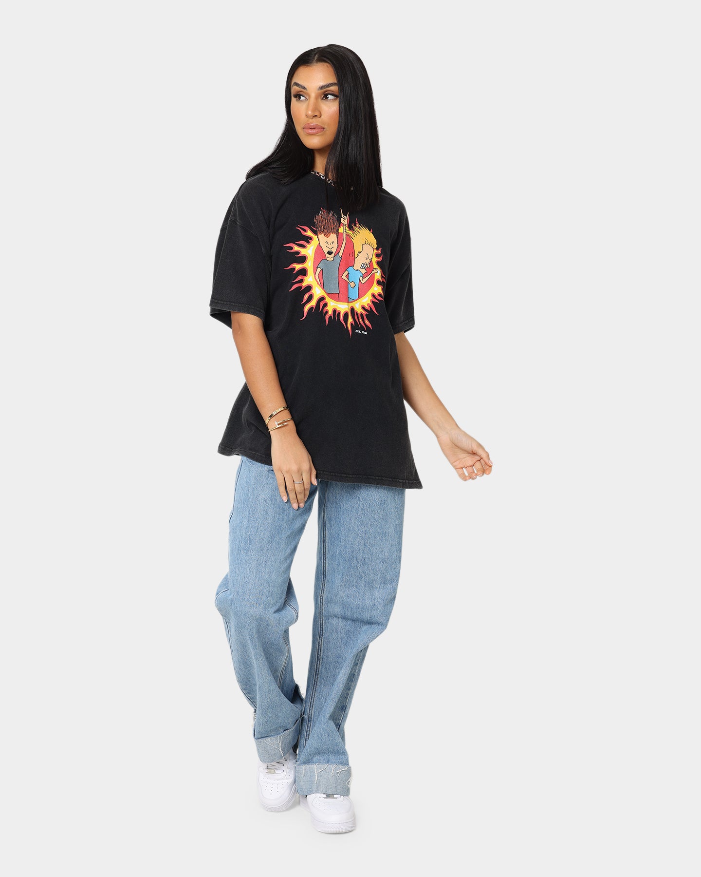 Vintage Beavis & Butthead Rock T-Shirt - Black Retro Graphic Tee for Men & Women | Perfect for Concerts, Parties & Casual Wear