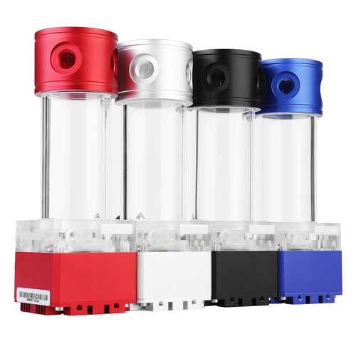 8W 4PIN PWM 800L/H High Performance Water Cooling Tank with Pump - 4M Pump Head for PC Liquid Cooling System, Gaming Rigs & Overclocking Setups