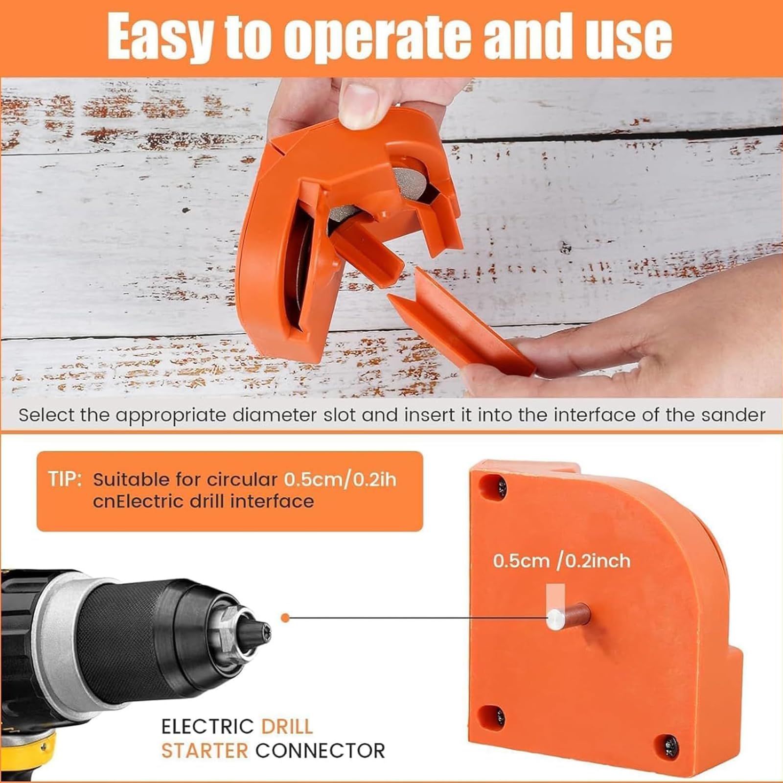 Premium Multi-Purpose Drill Bit Sharpener Set - Universal Drill Bit Grinder for All Bits (Black) | Perfect for DIY Projects, Metalworking & Woodworking Tools Maintenance