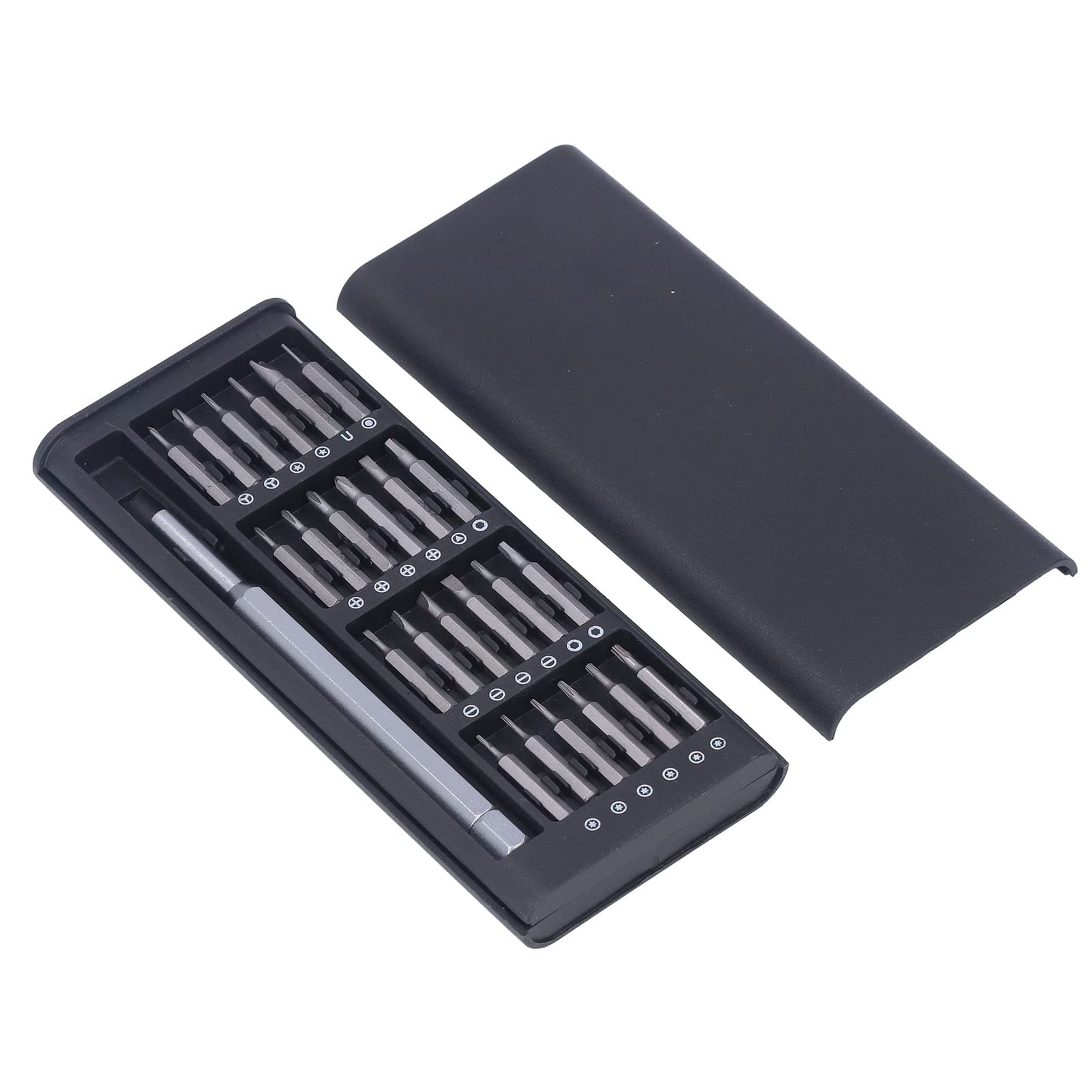 Premium S2 Alloy Steel Driver Bit Set with Strong Magnet & Aluminum Alloy Handle - Professional Electronics Repair Tool Kit with Storage Box for Phones, Laptops, Appliances & DIY Projects