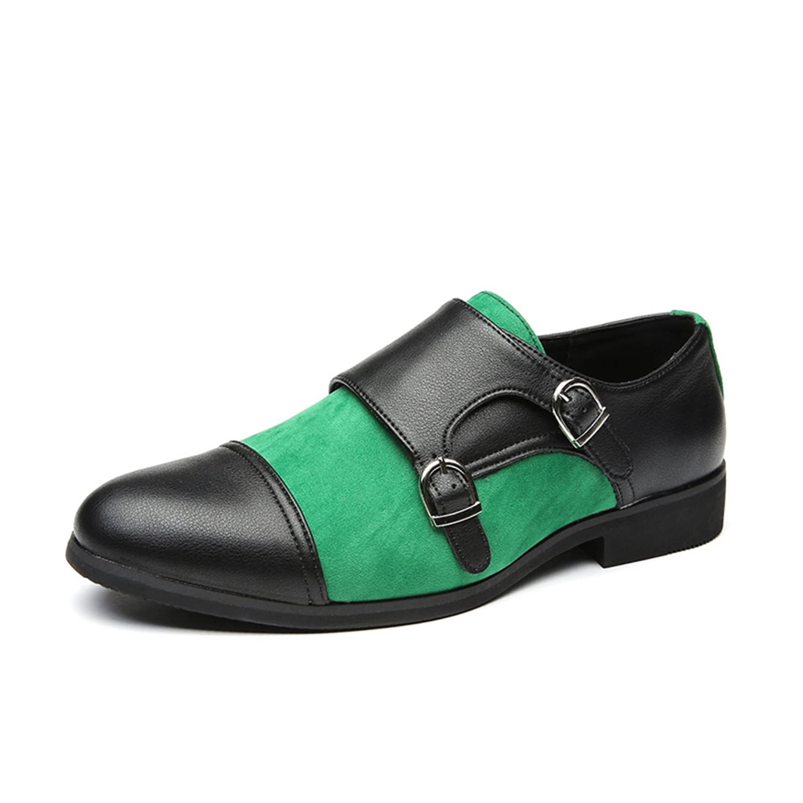 JRTGHNF Men's PU Leather Dress Shoes - Italian Style Business Casual Shoes for Men, Fashionable Color Options - Perfect for Weddings, Office & Formal Events