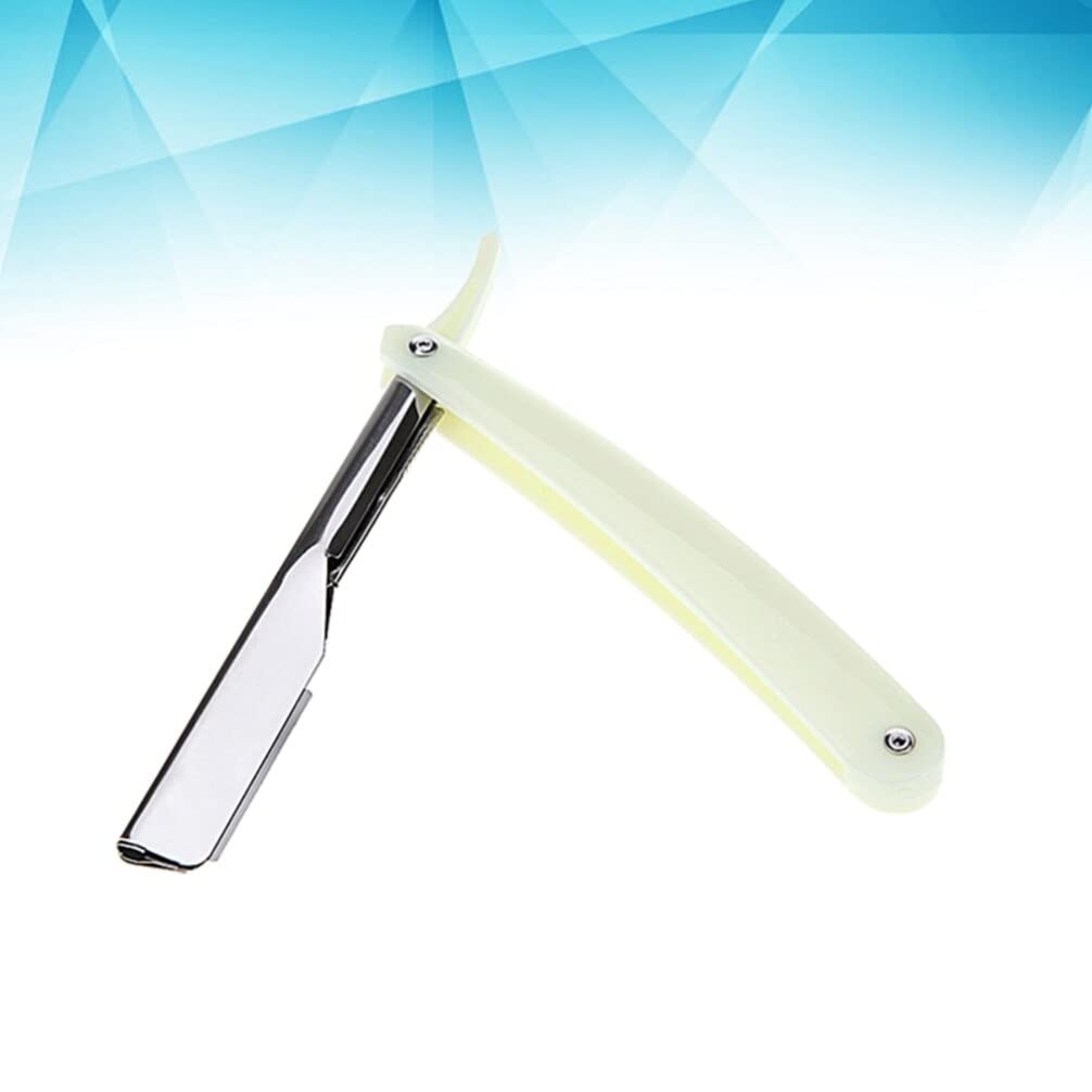 Premium 2-Piece Barber Straight Razor Holder Set - Stainless Steel Shaving Blade Stand for Old Fashioned Manual Razors (Blades Not Included) - Perfect for Barbershops, Grooming Kits & Classic Shaving Enthusiasts