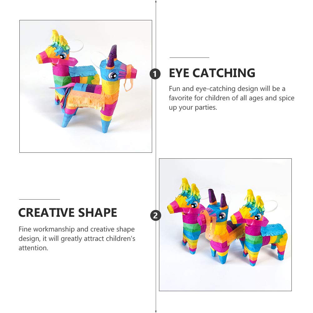 Amosfun Creative Sugar Filled Pinata Toy - Smashing Party Game for Kids Birthday & Outdoor Activities - Perfect for Birthday Parties, Backyard Fun & Family Gatherings