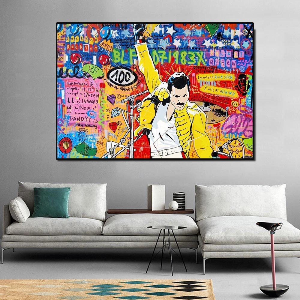 Banksy Freddie Poster - High-Quality Captivating Artwork for Home & Office Decor | Wall Art Prints for Living Room, Bedroom & Gifts