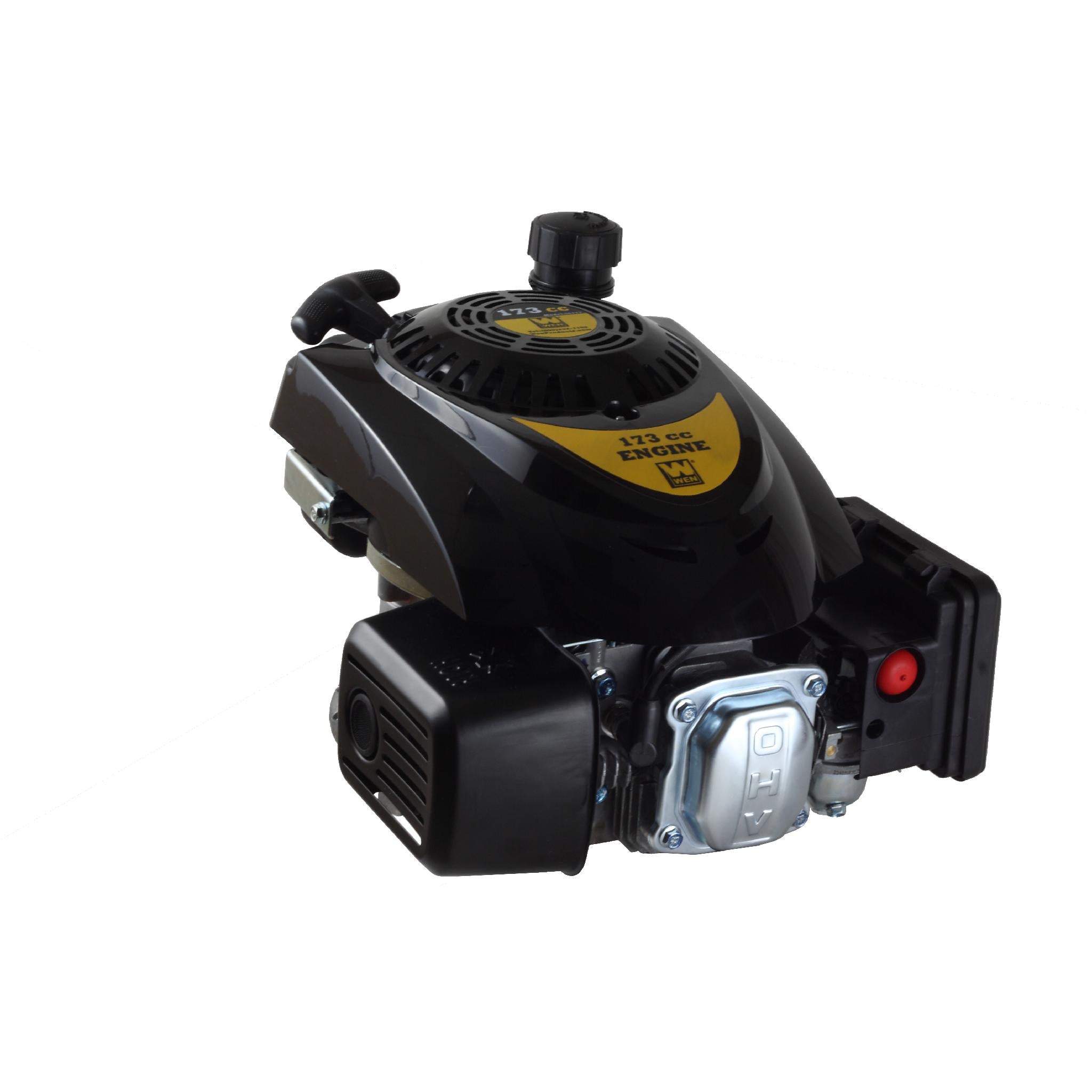 WEN 56173 173cc 6HP OHV Vertical Shaft Gas Engine CARB Compliant - Perfect for Powering Pressure Washers, Log Splitters & Lawn Equipment