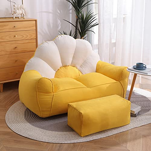 Beige Yellow Stitching