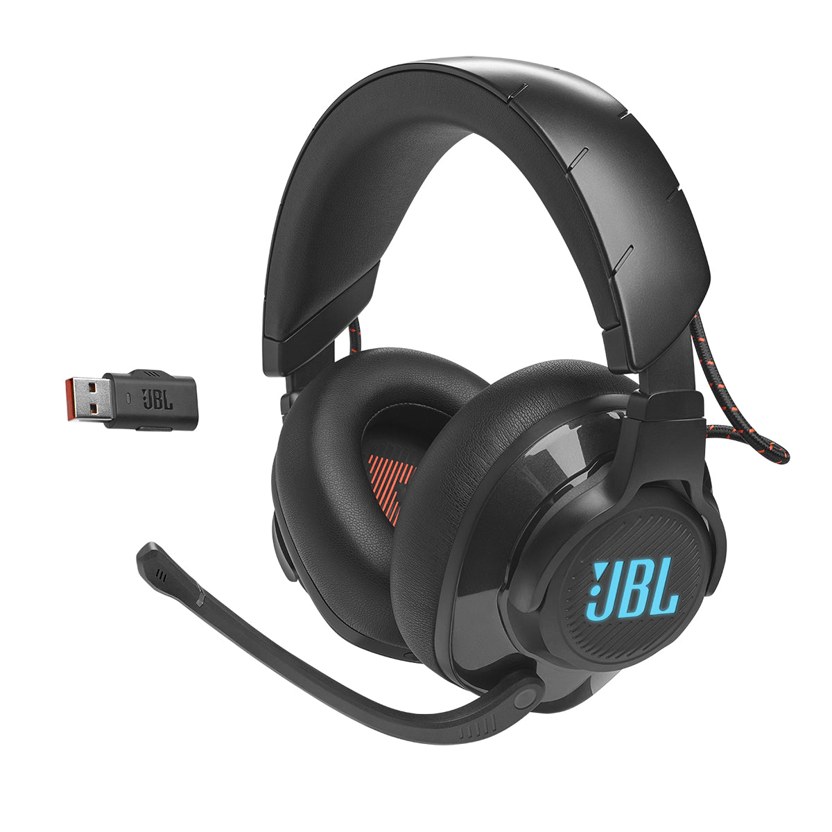 JBL Quantum 610 Wireless Over-Ear Gaming Headset with Flip-Up Mic - Noise Cancelling Headphones for PC, PS5, Xbox & Mobile Gaming - Perfect for Esports & Long Gaming Sessions