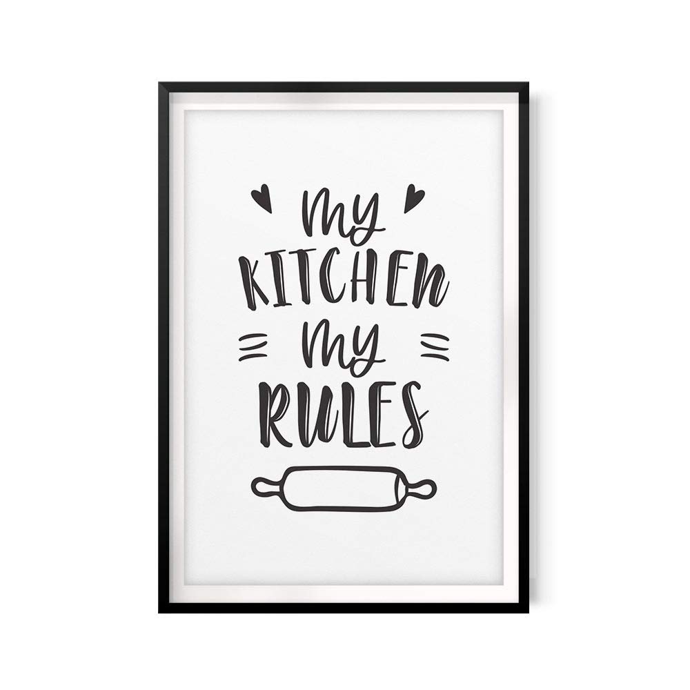 5x7 Kitchen Quote Wall Art Print - Home Decor for Cooking Spaces