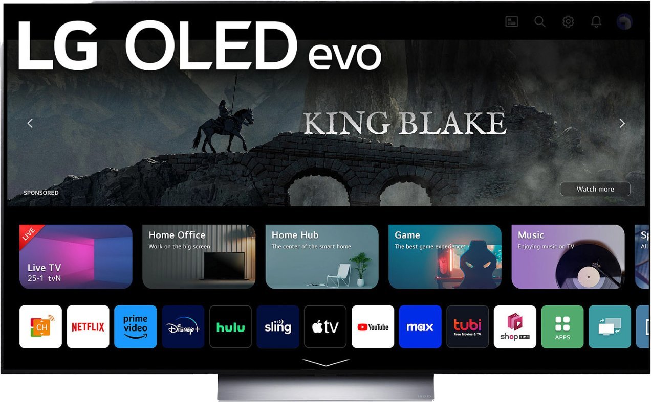LG OLED55C3PUA 55-Inch 4K UHD Smart TV with WebOS, Dolby Vision, AI ThinQ - Perfect for Home Theater & Gaming
