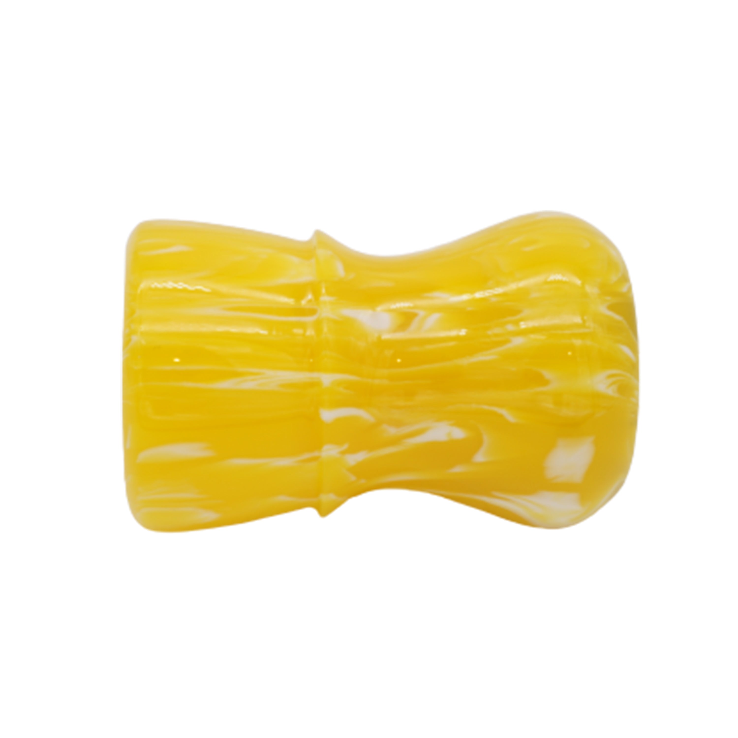 Premium Lemon Drop Handcrafted Shaving Brush Handle - Fits 24mm & 26mm Knots - Perfect for Wet Shaving & Grooming Kits - Luxury Shaving Accessory for Men's Daily Routine