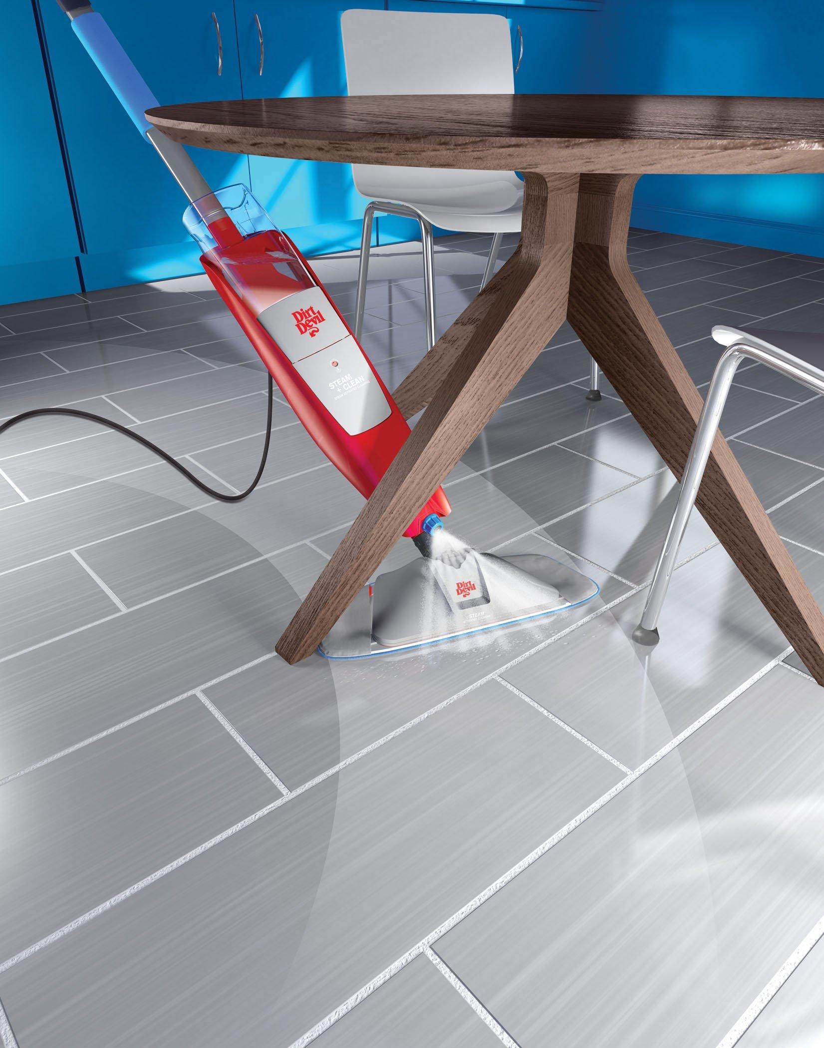 2 in 1 Steam Mop and Cleaner with SWIPES - Powerful Floor Steamer for Hardwood & Tile - Includes User Manual - Perfect for Kitchen, Bathroom & Pet Areas