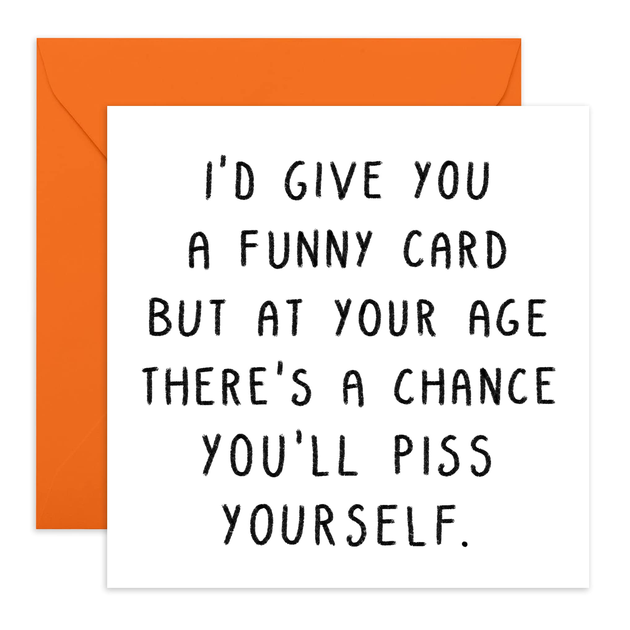 Funny Rude Birthday Card for Mom Sister Wife Grandma - Witty Humor 50th 60th 70th Birthday Card - Mother's Day Card - Offensive Joke Card for Dad - Includes Stickers - Perfect for Adult Humor Gifts & Milestone Celebrations