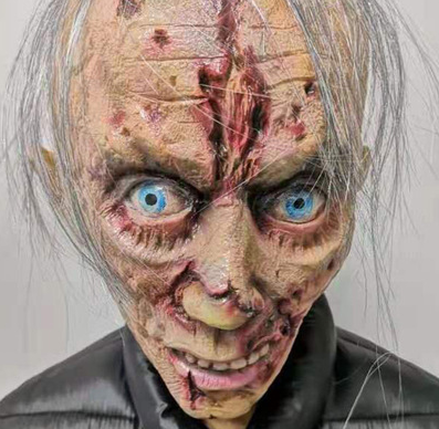 Scary Halloween Ghost Mask for Adults - Realistic & Spooky Costume Accessory for Parties & Haunted Houses