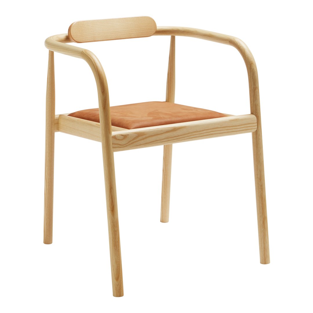 AHM Armchair - Upholstered Stackable Seat for Living Room, Office & Dining - Modern Comfortable Chair for Home & Workspace
