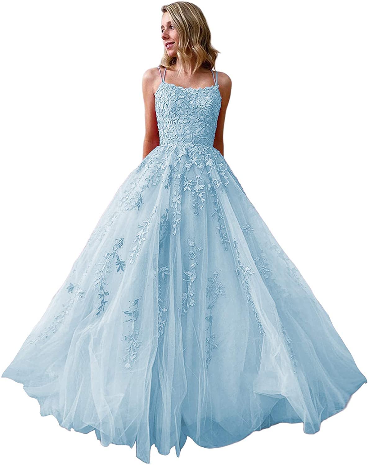Elegant Backless Long Ball Gown Prom Dress for Women - Formal Evening Gown for Weddings, Parties & Special Occasions