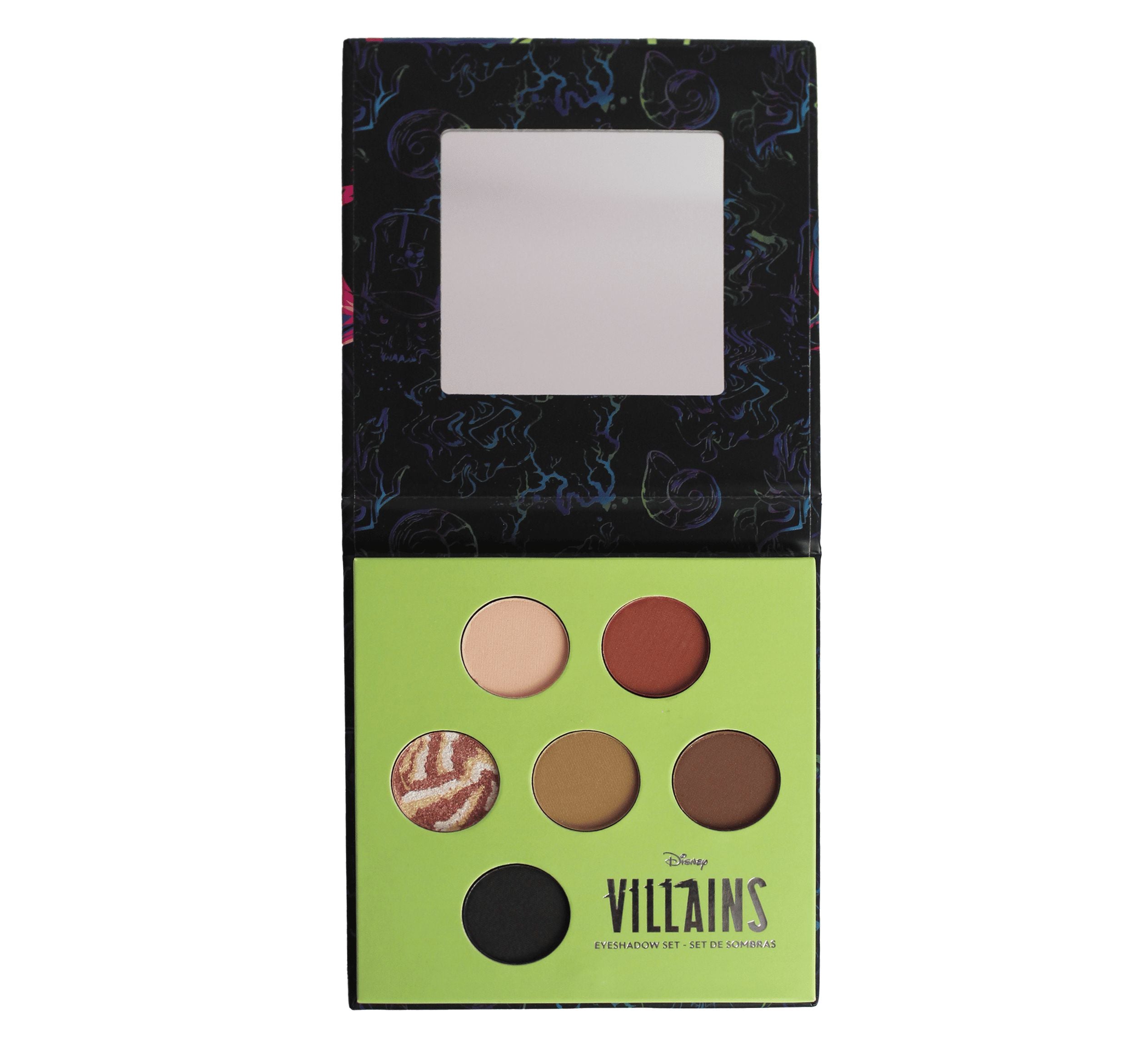 Villain Eyeshadow Palette Set - 6 Highly Pigmented Matte & Shimmer Shades for Dramatic Eye Makeup | Perfect for Halloween, Cosplay & Night Out Looks