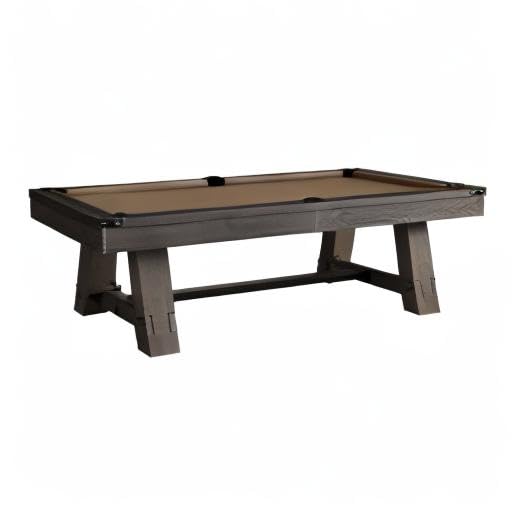 Playcraft Yukon River Slate Pool Table - Premium Hardwood Billiard Table with 3-Piece Slate System - 7ft & 8ft Sizes - 25 Felt Color Options - Ideal for Game Rooms, Home Bars, Man Caves & Office Lounges
