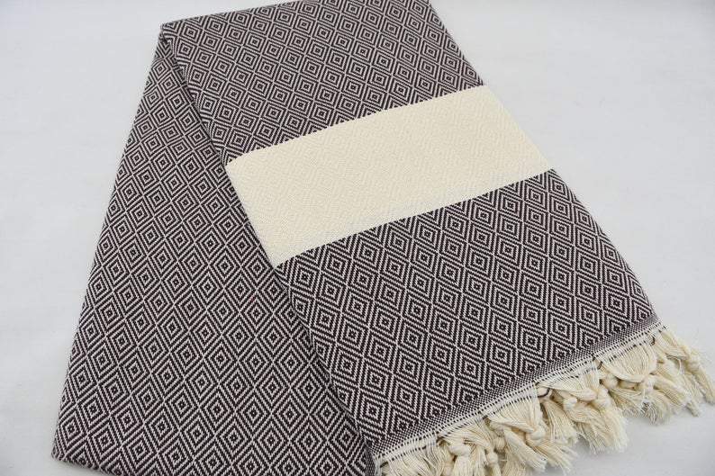 Diamonds in the Sky Series - 100% Cotton Bath Towels | Soft & Absorbent Luxury Towels for Spa, Beach & Home Use