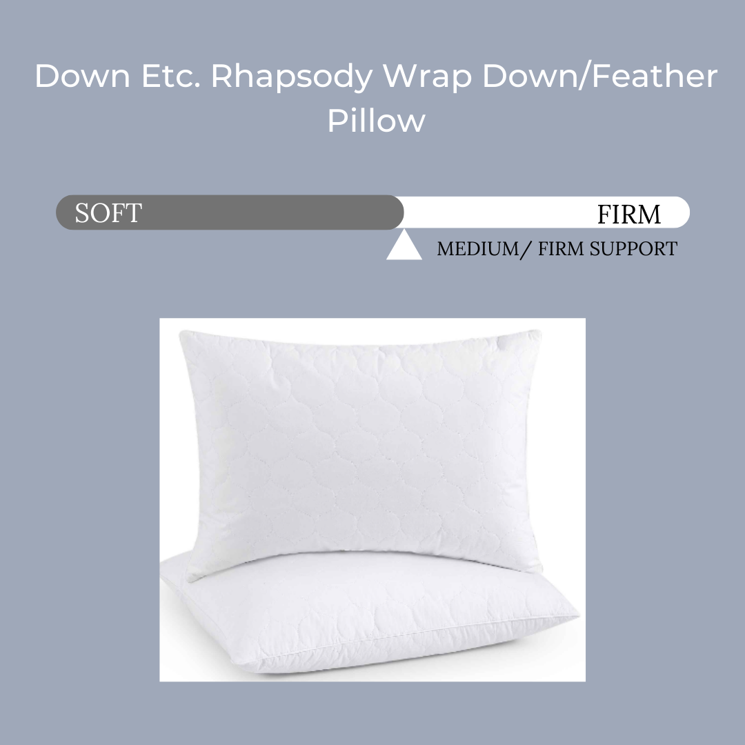 Premium Down & Feather Pillow - Luxury Hotel Quality for Ultimate Comfort | Perfect for Home, Travel & Guest Rooms | Featured at Hyatt® Hotels