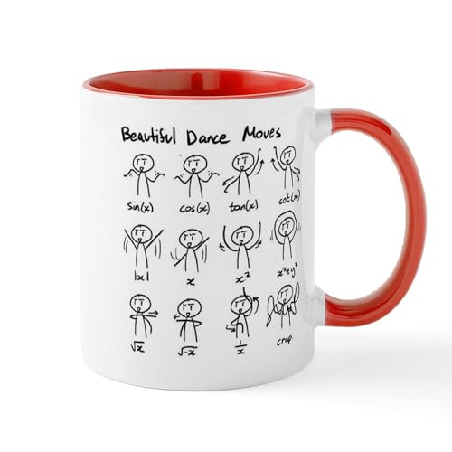 White/Red Inside - Beautiful (Math) Dance Moves Mug