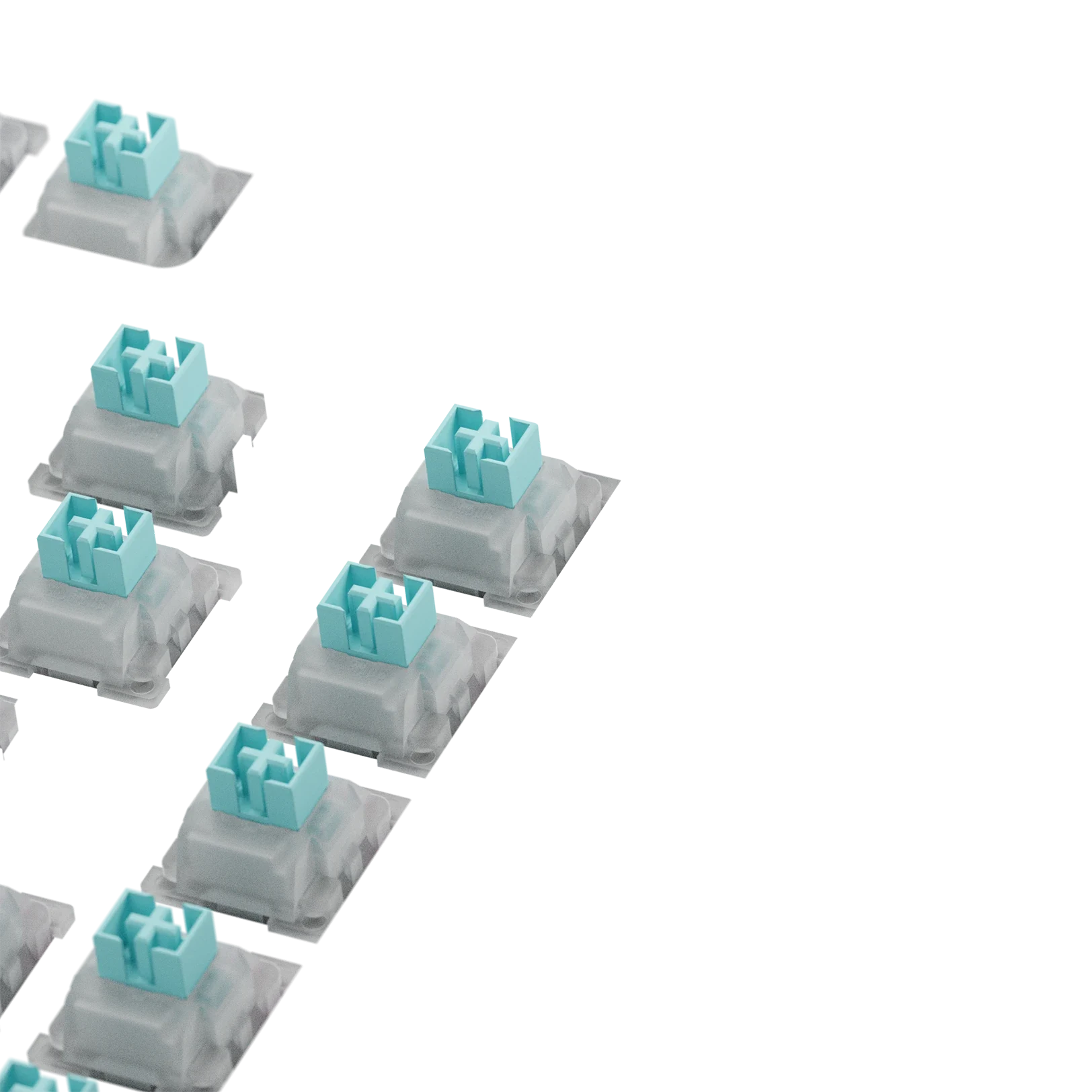 Glorious Lynx Silent HE 75% ANSI Mechanical Keyboard Switches - Perfect for Quiet Typing in Office & Gaming Setup
