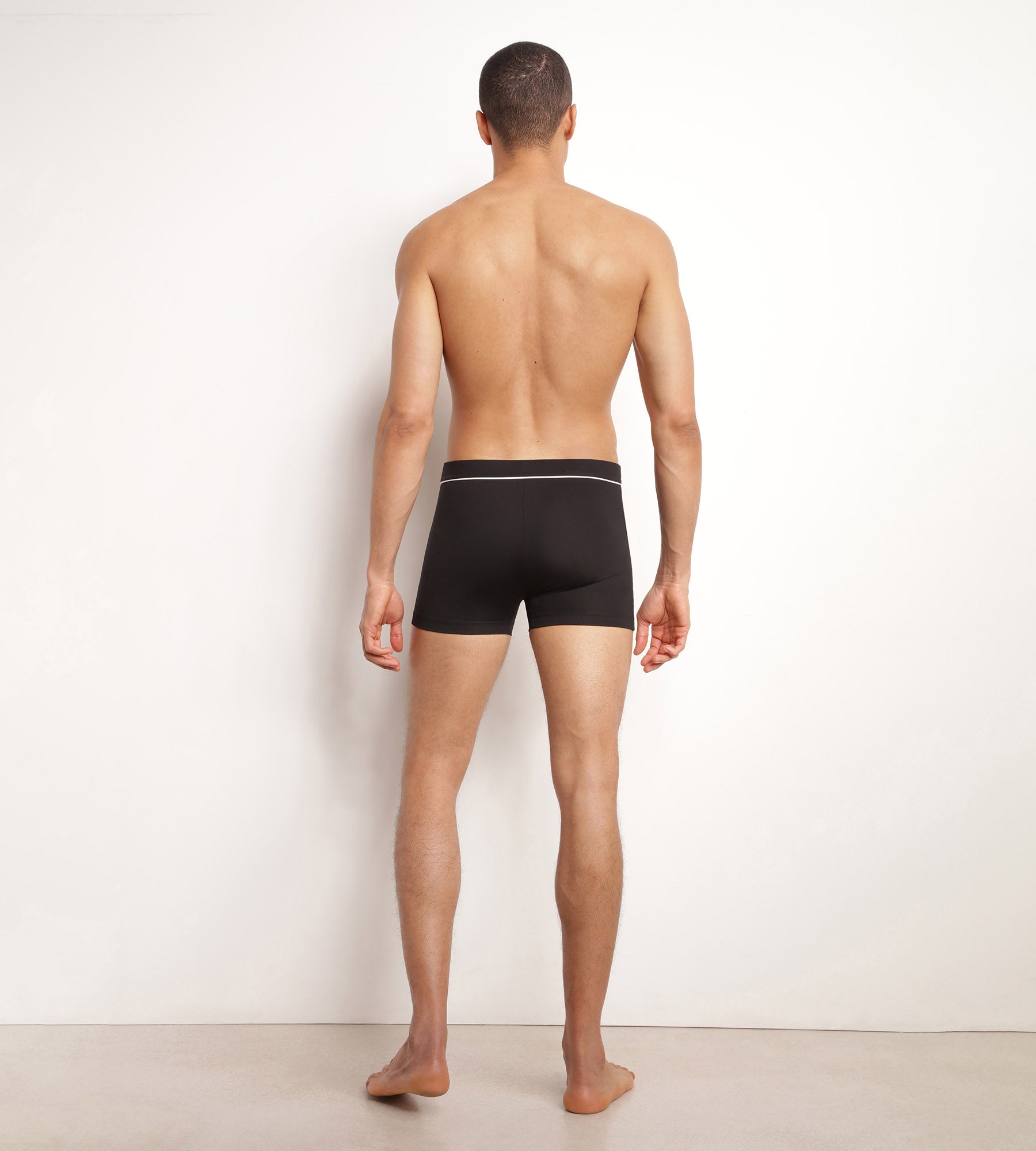 Men's Quick-Dry Microfiber Swim Trunks - Black Dim Move for Swimming, Beach & Pool Activities