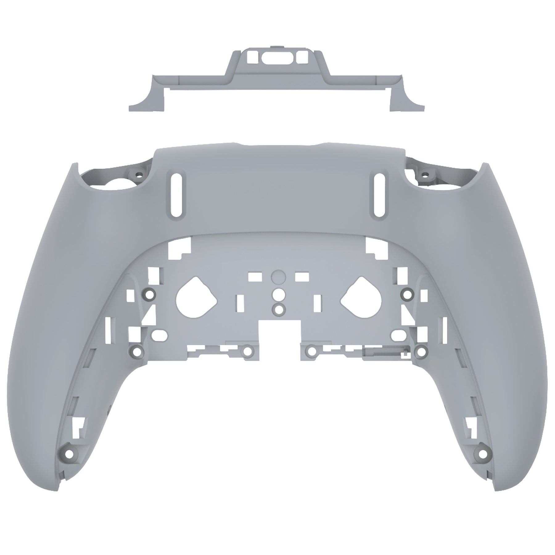 eXtremeRate PS5 Edge Controller Replacement Back Housing Bottom Shell - New Hope Gray | Compatible with Sony PlayStation 5 Edge Controller | Gaming Accessory for Enhanced Comfort & Customization