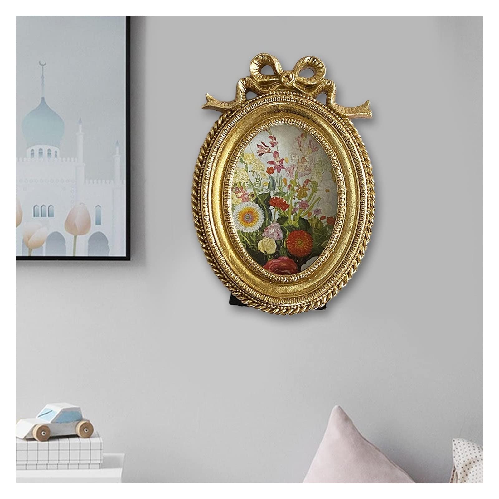 Premium Wooden Photo Frame Display Holder - Elegant Wall Decor for Living Room, Bedroom & Hallway - Perfect for Family Photos & Home Decoration