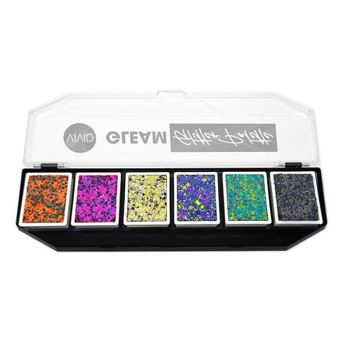 NOCTURNAL GLEAM Glitter Cream Palette - Long-Lasting Shimmer & Sparkle for Eyes, Face & Body - Perfect for Parties, Festivals & Night Out Makeup