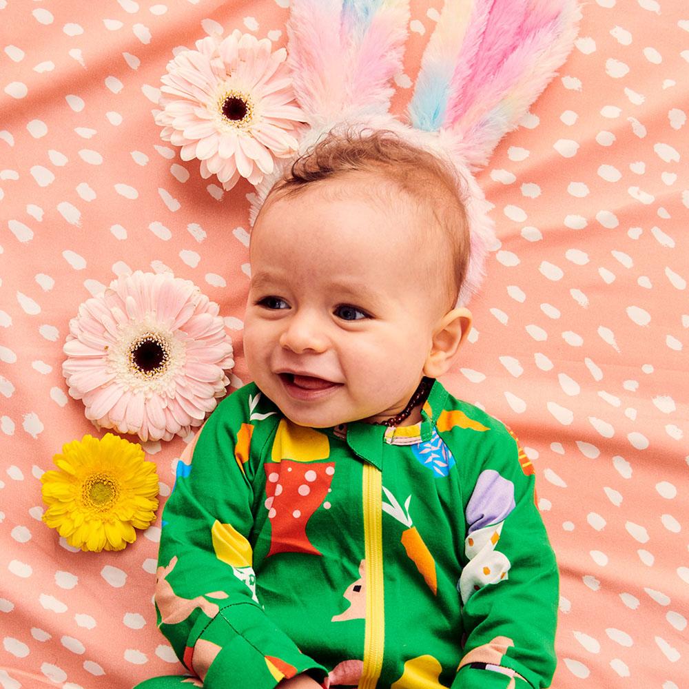Organic Cotton Zip Romper for Babies & Toddlers - Soft & Comfortable One-Piece Outfit for Playtime, Daycare & Family Outings