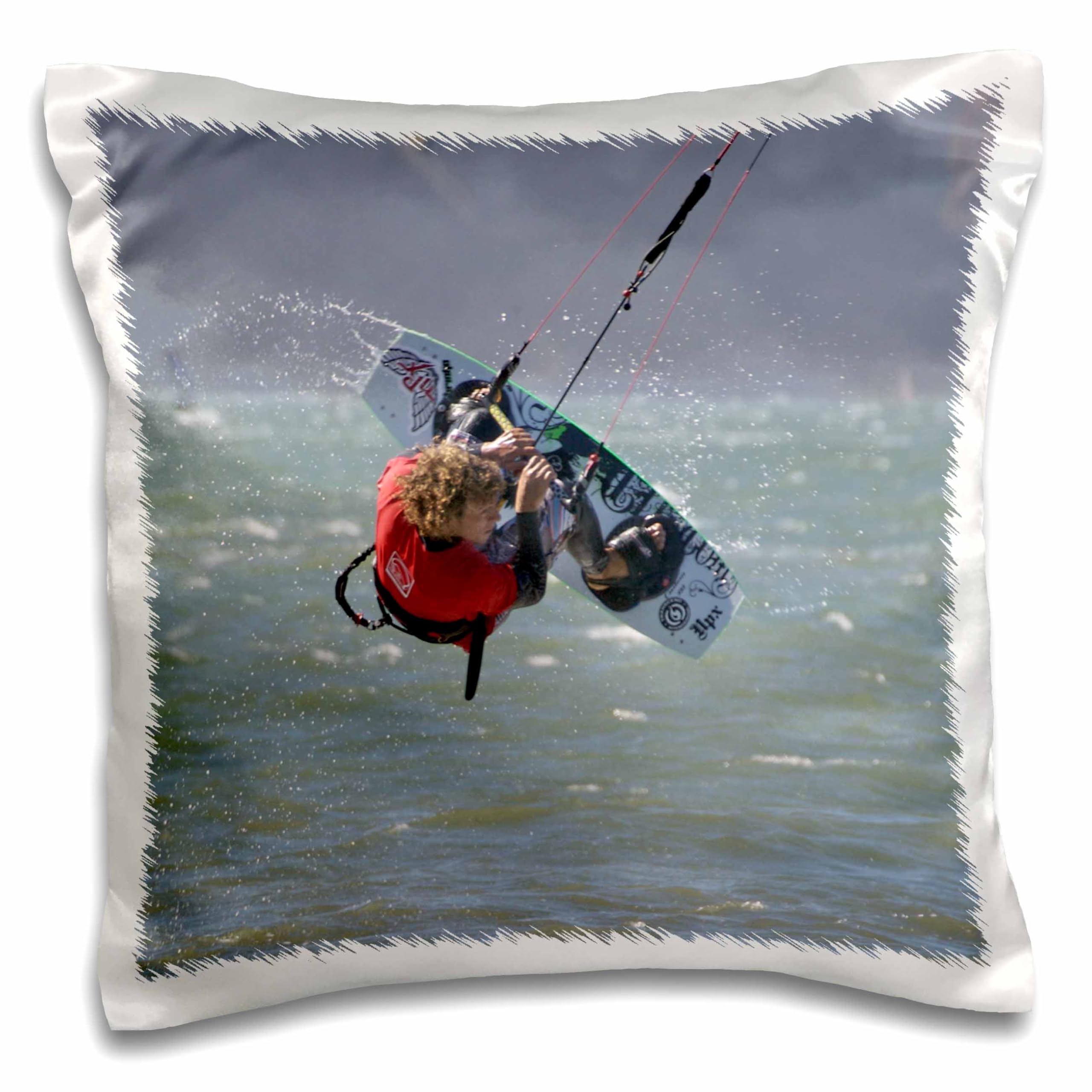 3D Rose Floral Printed Pillowcases Set of 2 - Soft Cotton Decorative Pillow Covers for Bedroom, Sofa & Home Decor - PC_88205_1