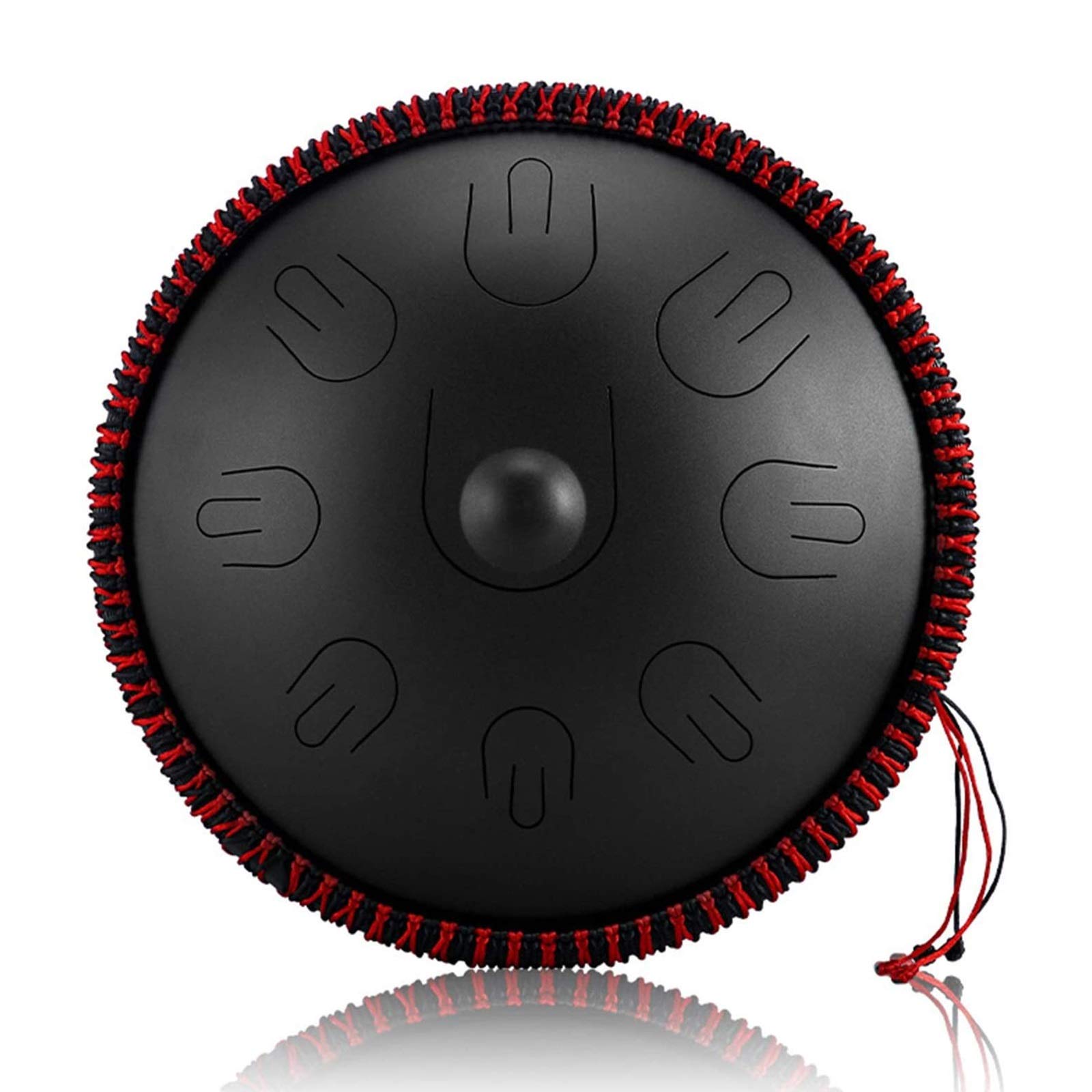 9 Notes Steel Tongue Drum 14 Inch - D Key Handpan Drum with Mallets & Carry Bag | Percussion Instrument for Meditation, Yoga, Music Therapy & Relaxation | Perfect for Beginners & Professional Musicians