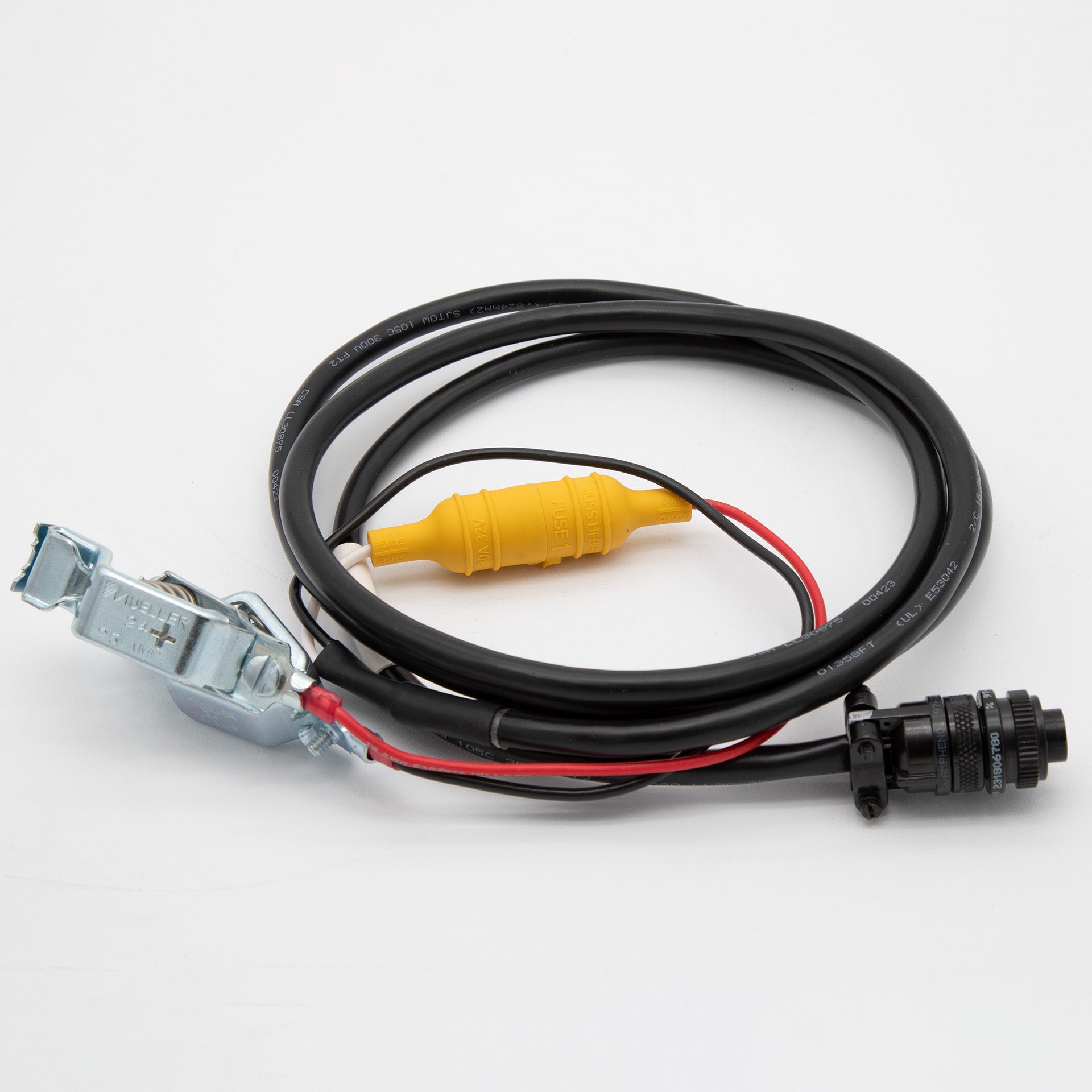 12V DC External Power Cable for Sampler & Flow Meter - Compatible with Water Quality Testing & Industrial Monitoring Equipment