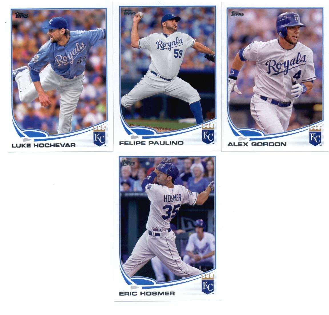 Authentic Kansas City Royals Topps Baseball Cards Team Sets - 2012, 2013, 2014 Series 1 & 2 Complete Collection | Perfect for MLB Fans, Sports Memorabilia Collectors & Gift Giving