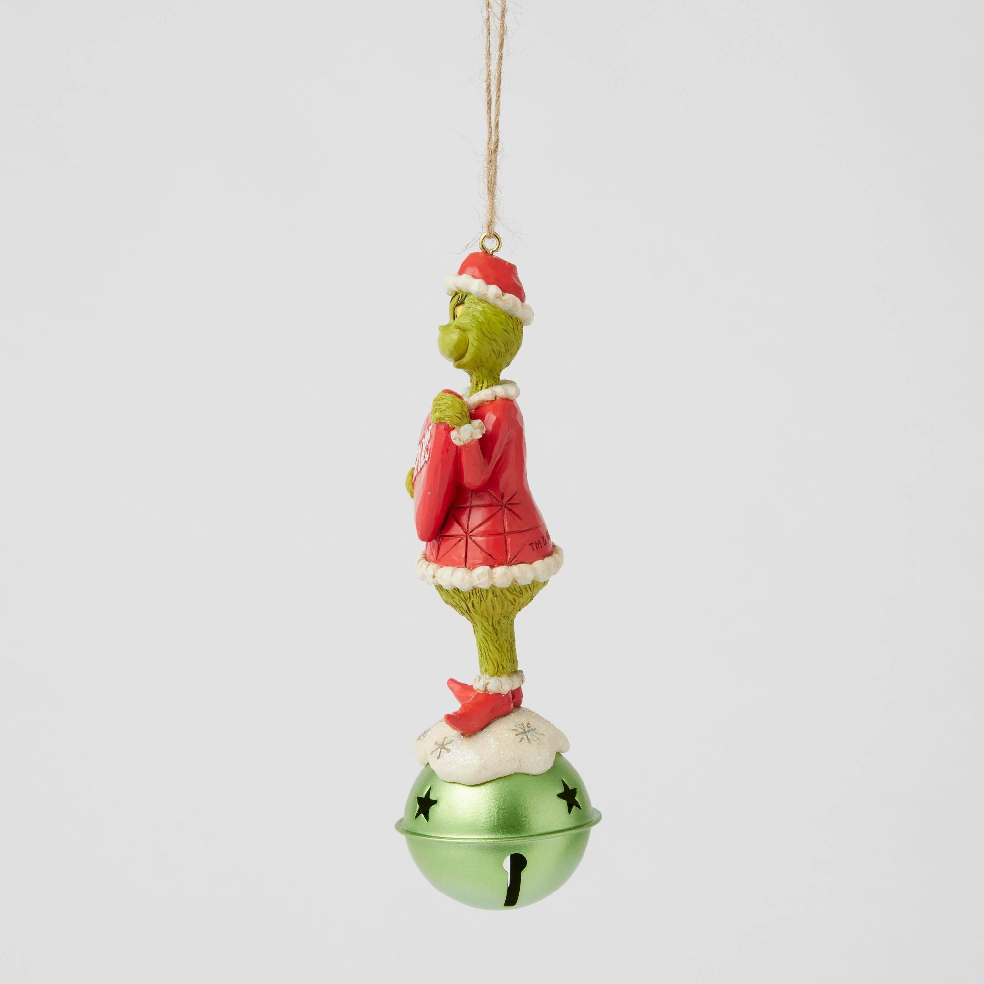 2025 Grinch on Bell Christmas Ornament - Perfect for Holiday Tree Decorations & Festive Home Decor