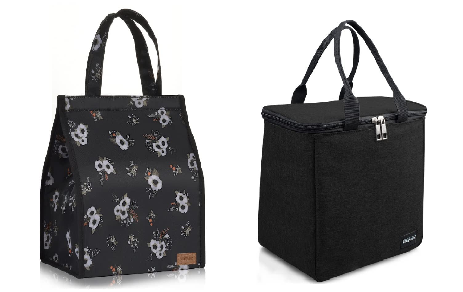 Large Insulated Lunch Bag with Zipper for Women & Men - Perfect for Office, School, Picnics and Outdoor Activities