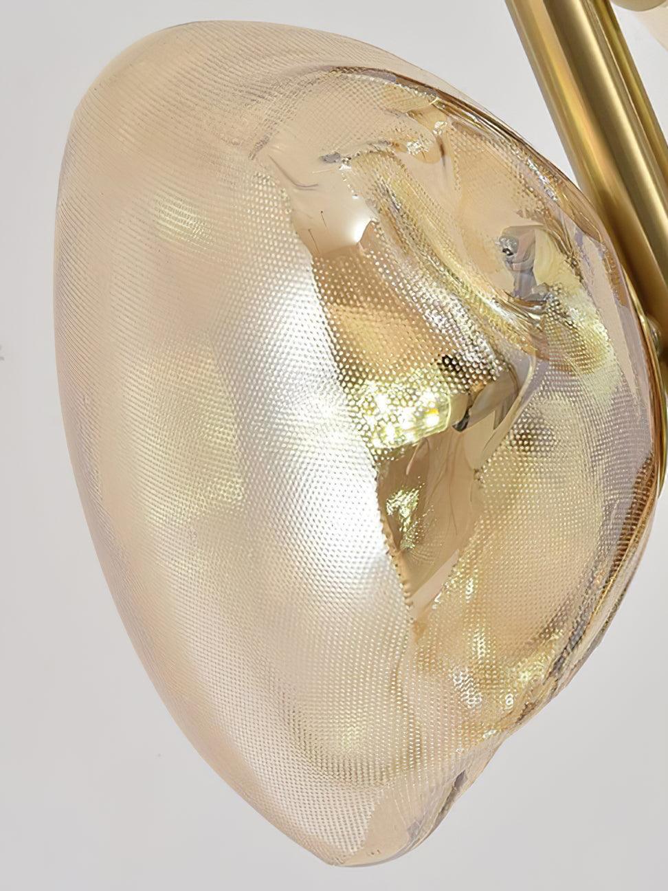 Elegant Glass Petals Table Lamp - Modern Home Decor for Bedroom, Living Room & Office - Soft Ambient Lighting for Relaxation & Reading