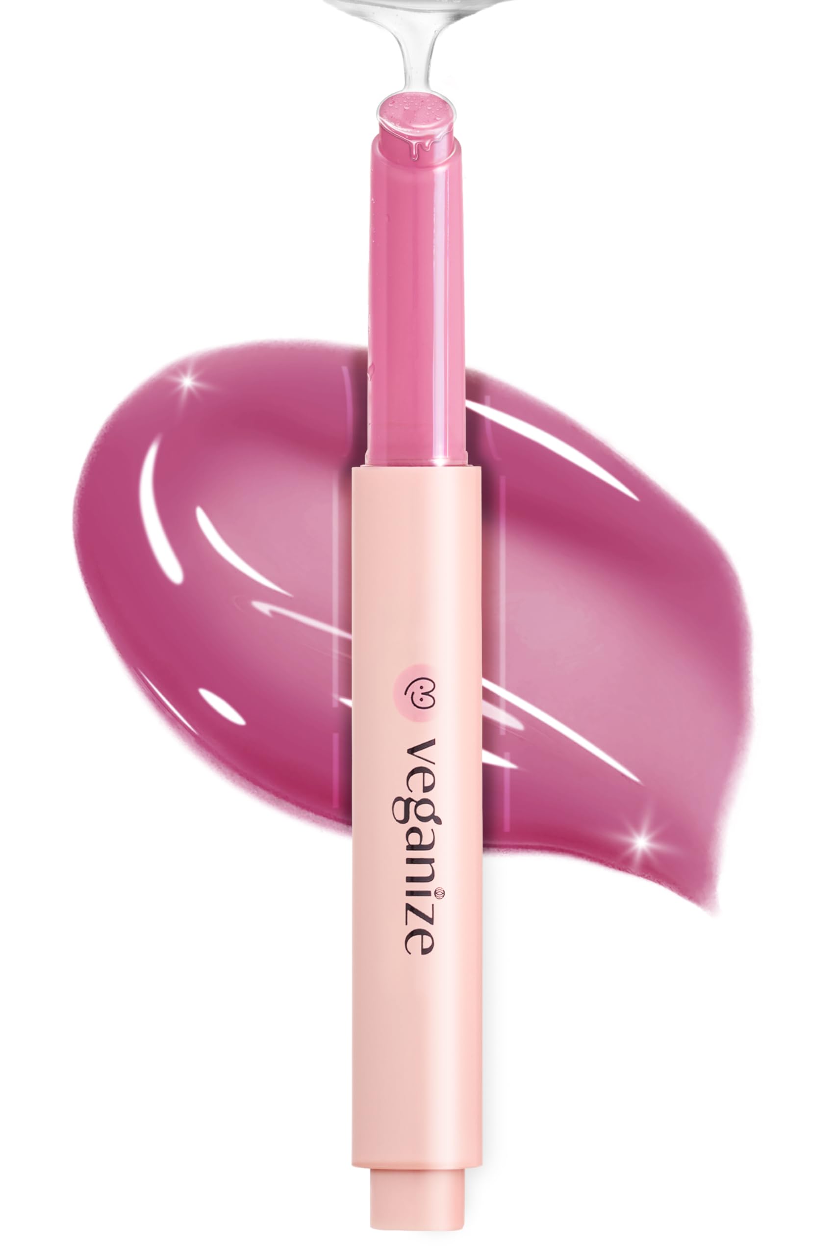 Vegan Collagen Lip Balm - Hydrating & Moisturizing in 9 Colors (#7 Pale Petal) | Perfect for Daily Lip Care