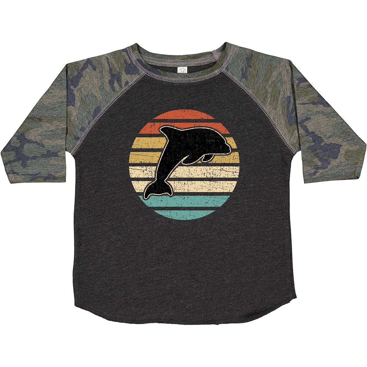 Inktastic Cute Dolphin Beach Vacation Toddler T-Shirt - Soft Cotton Tee for Boys & Girls, Perfect for Summer Outings, Beach Trips & Family Vacations