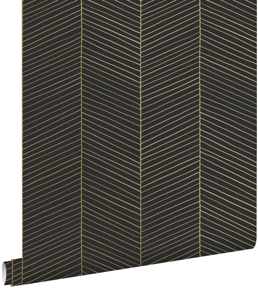 Art of Deco Fine Herringbone Pattern - Elegant Home Decor for Living Room, Bedroom & Office | Stylish Wall Art & Interior Design Accent