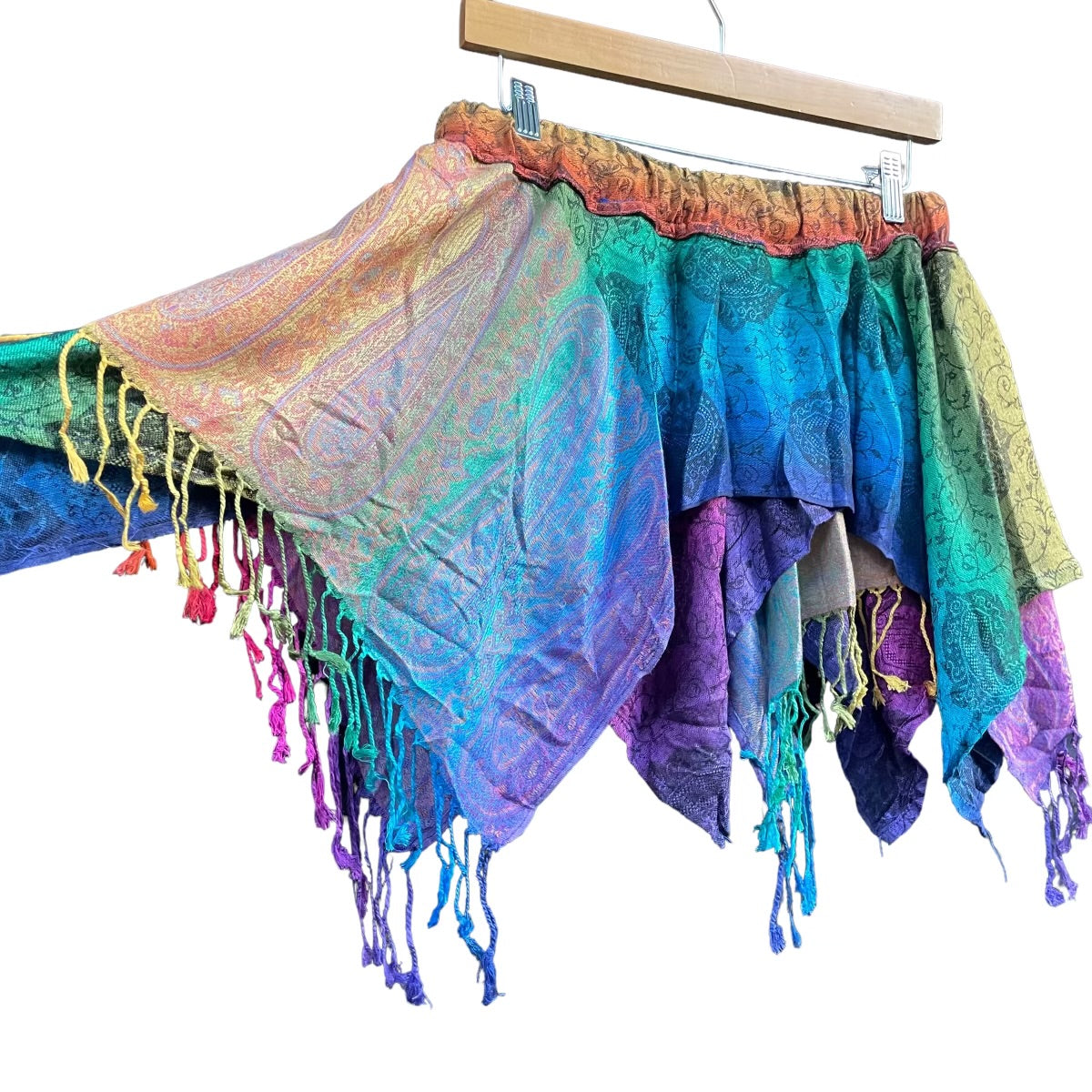 Fairy Pash Skirt - Rainbow Classic Flowy Skirt for Women | Boho Chic Summer Skirt for Beach, Festival, and Casual Wear
