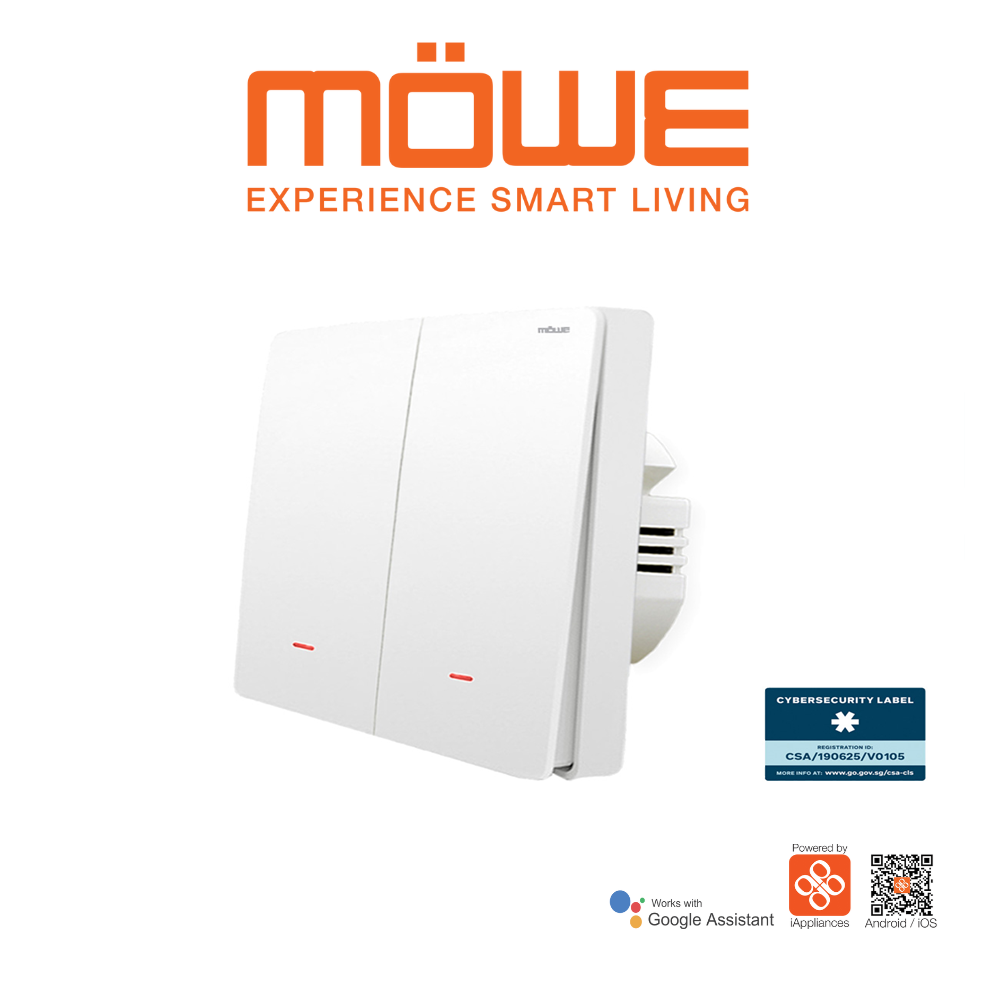 Smart WiFi Light Switch - Rocker Style, Compatible with Alexa & Google Home - Perfect for Home Automation & Remote Control