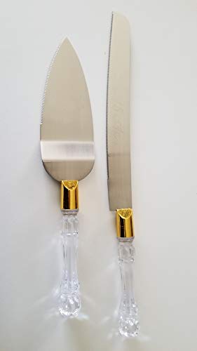 Elegant Gold Quinceañera Cake Knife and Server Set - Sweet 15 Birthday Cake Cutter for Quinceanera Celebrations - Perfect for 15th Birthday Parties, Wedding Anniversaries, and Special Occasions