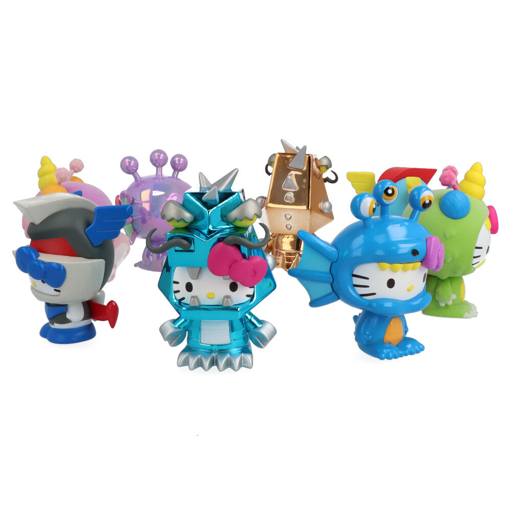 Hello Kitty Kaiju Mini Series Collectible Figures - Cute Kawaii Monster Toys for Kids & Anime Fans - Perfect for Display, Gifts & Pop Culture Collections