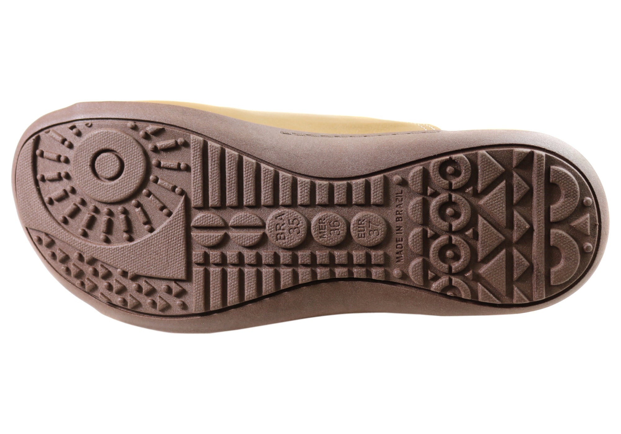 Women's Comfort Leather Slides Sandals - Soft & Supportive Brazilian Made Summer Shoes for Beach, Pool & Casual Wear