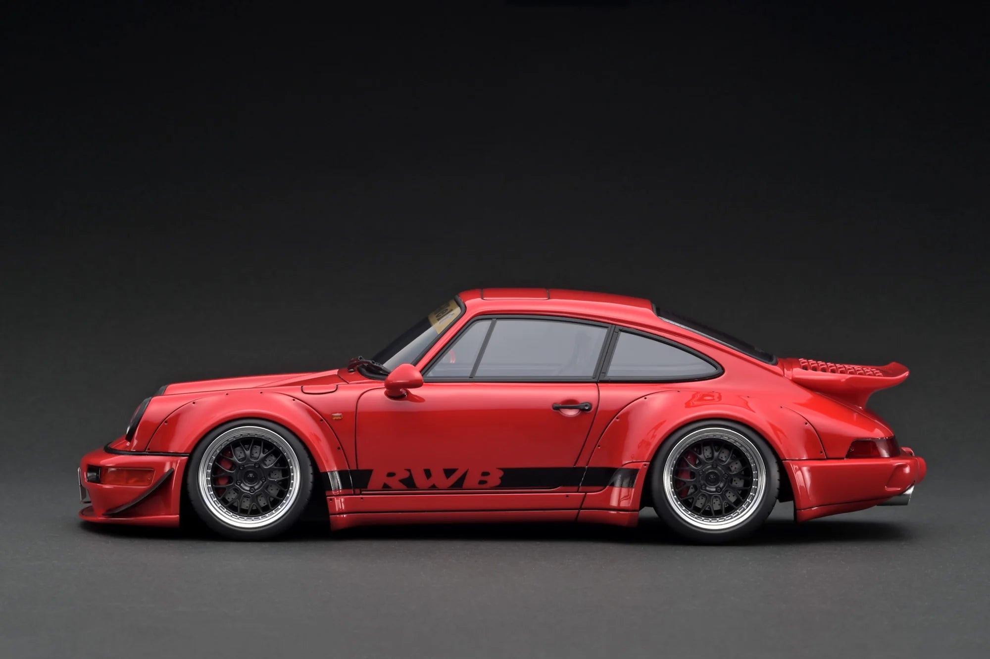 1:18 Scale Porsche 964 RWB Diecast Model Car - Red Collectible Toy for Adults | Perfect for Display, Racing Enthusiasts & Car Lovers