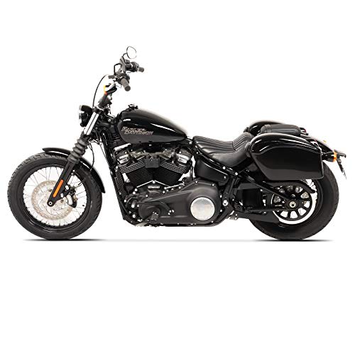 Hard Saddlebags Nebraska 12L - Waterproof Motorcycle Luggage for Cruiser Slim CB43496 | Perfect for Long Rides, Commuting & Adventure Riding