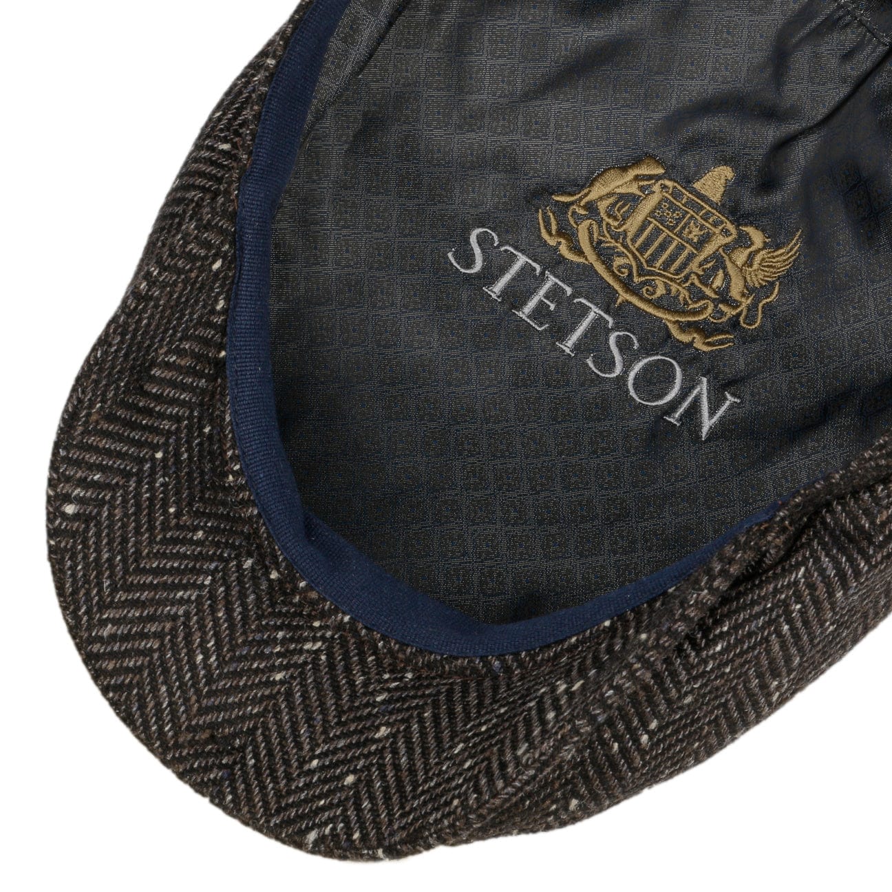 Stylish Stetson Bright Spots Cashmere Flat Cap for Men - Winter Fashion & Outdoor Activities