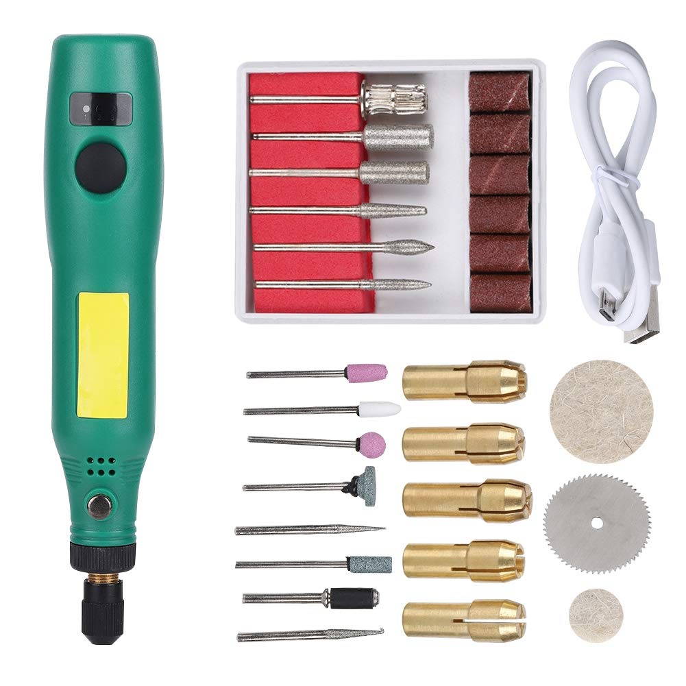 Qkiss Electric Engraving Pen - USB Rechargeable Engraver Tool for Metal, Glass, Wood & Jewelry | DIY Crafting, Personalization & Metal Engraving Projects | Perfect for Home, Workshop & Art Studio Use